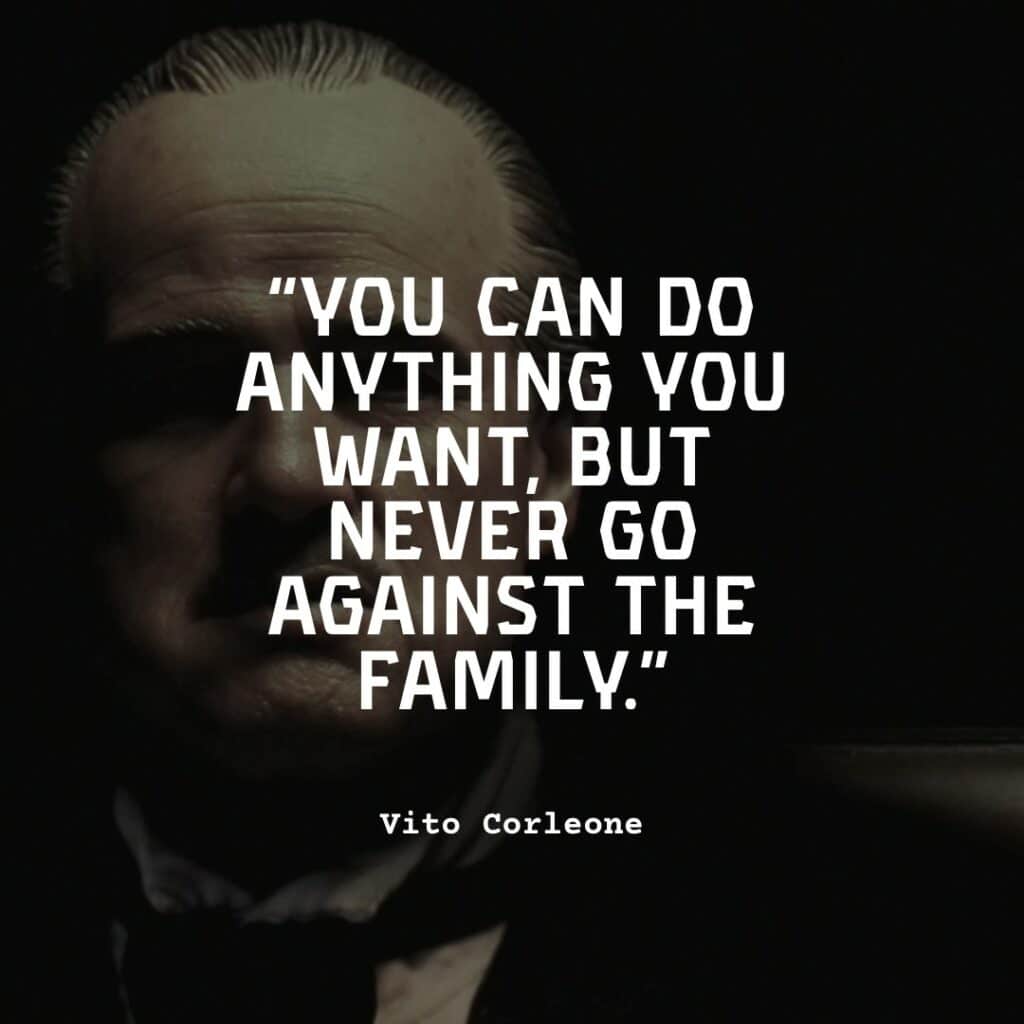 portrait of vito corleone