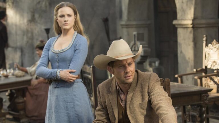 Westworld Jimmi Simpson, Evan Rachel Wood