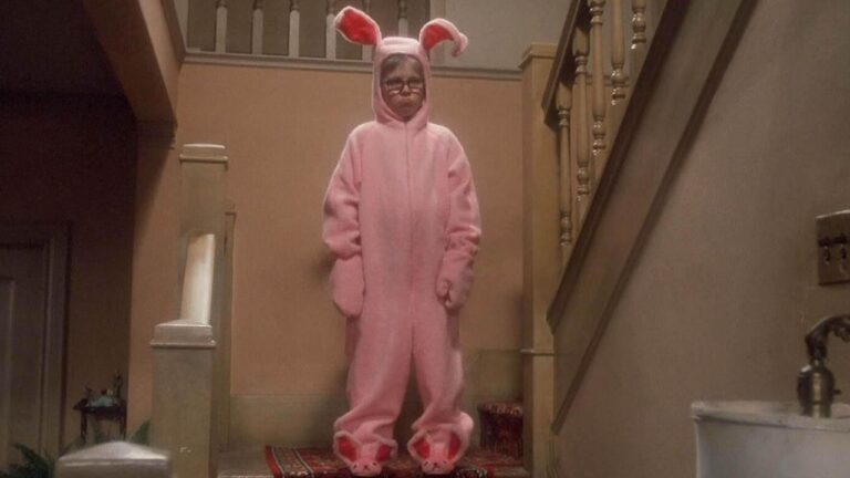 Ralphie in the bunny suit in 'A Christmas Story'