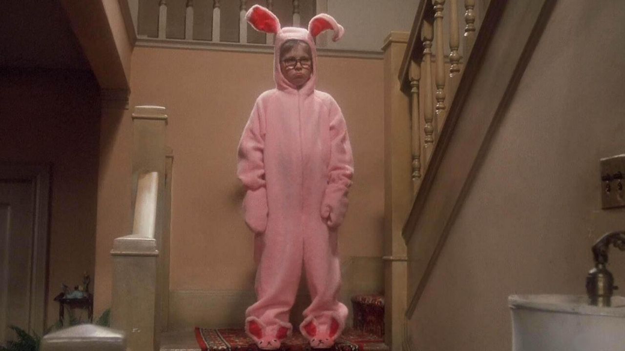 Ralphie in the bunny suit in 'A Christmas Story'