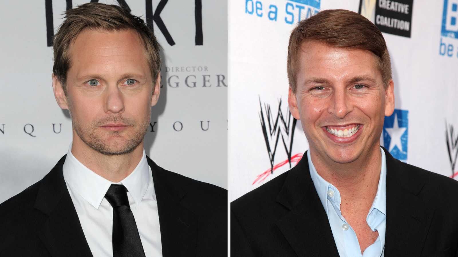 Alexander Skarsgård and Jack McBrayer
