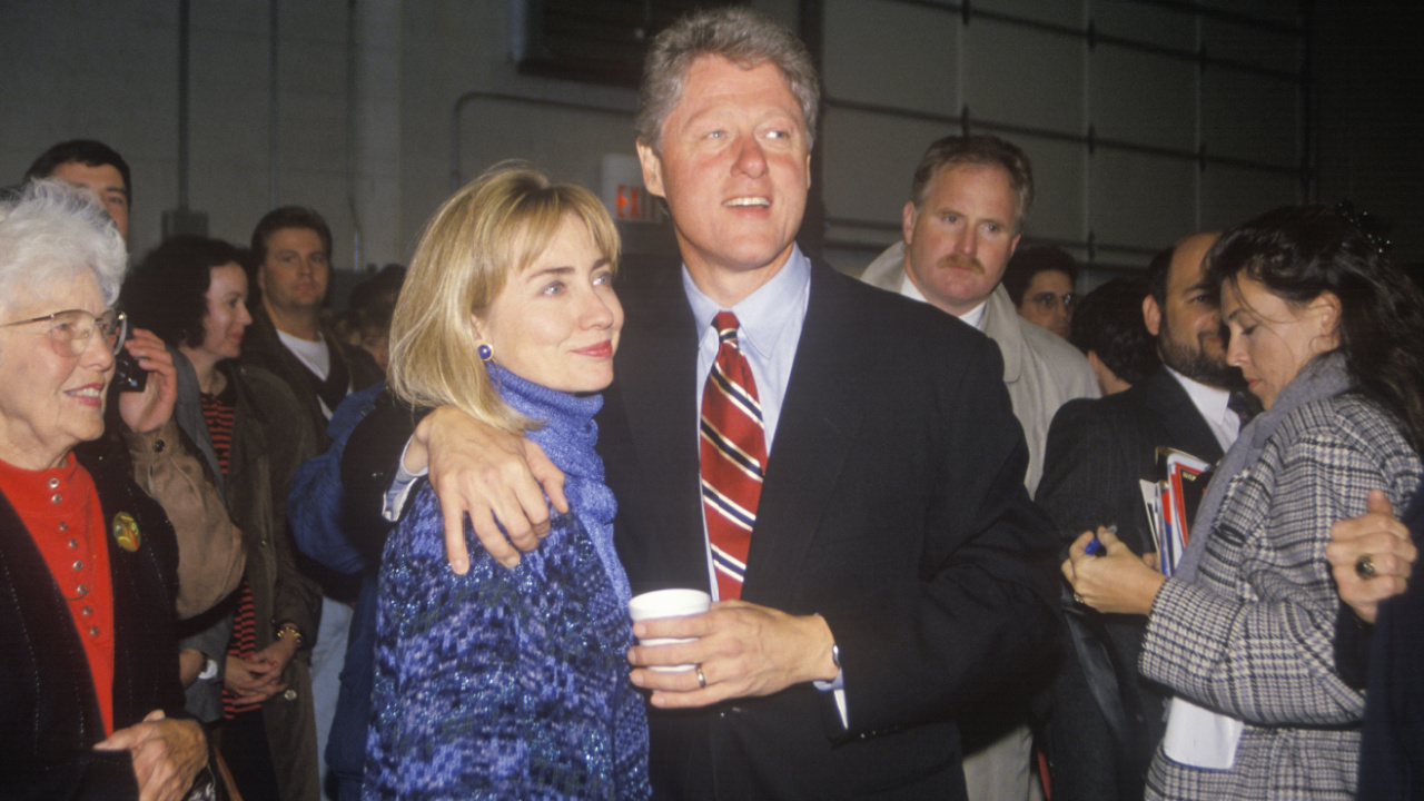 Hillary and Bill Clinton