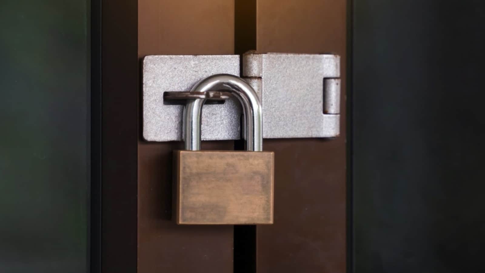 Door with lock