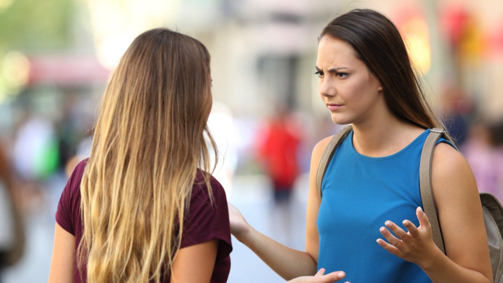 Friends disagreeing