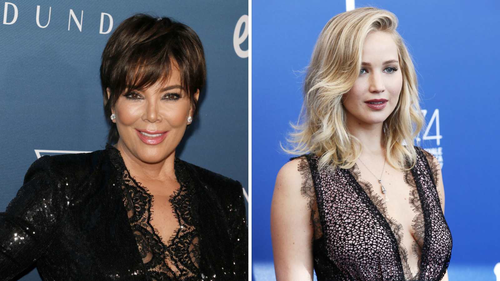 Kris Jenner and Jennifer Lawrence