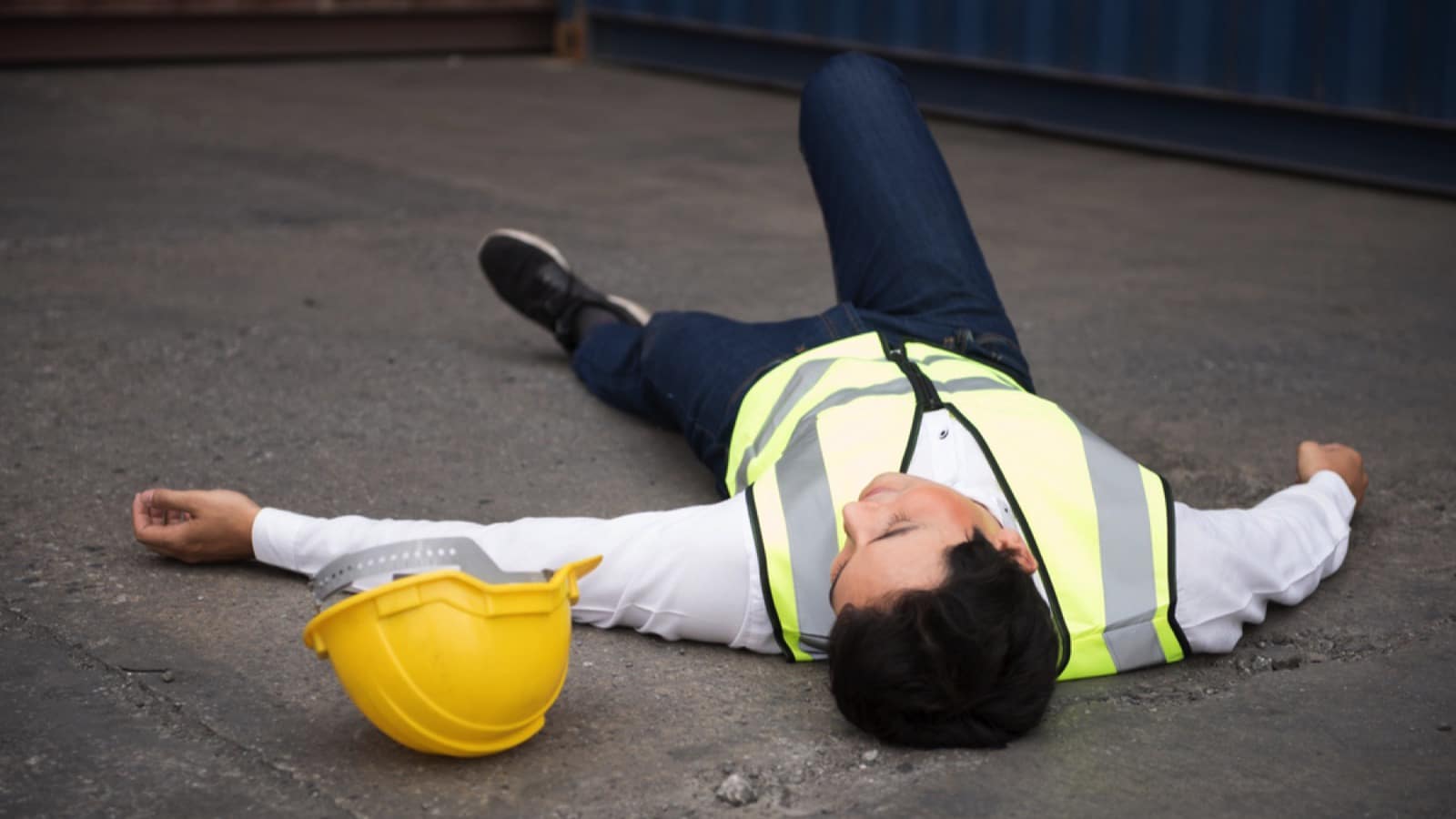 Man fall down