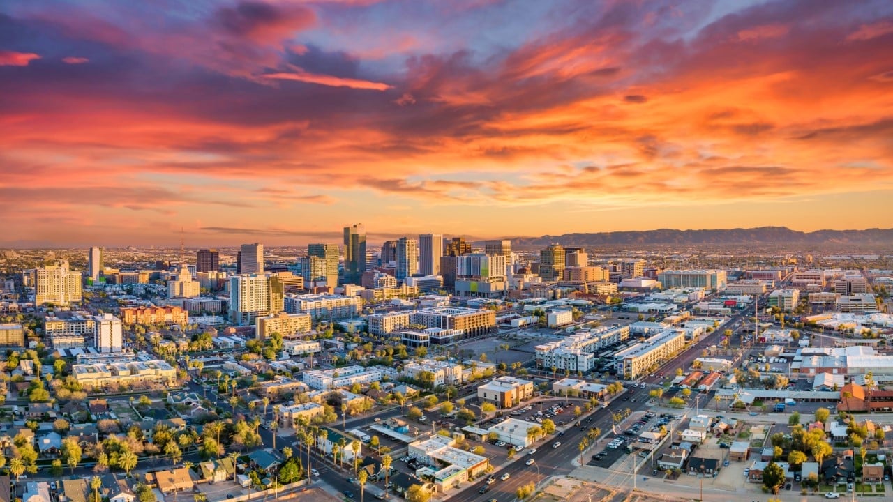 Downtown Phoenix, Arizona, USA Skyline
