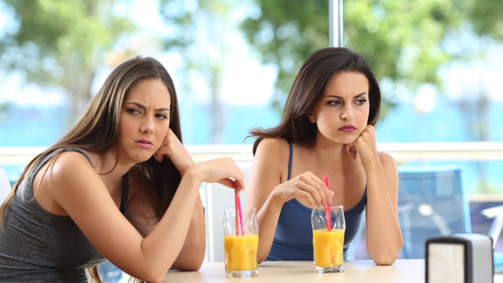 Woman travelers upset