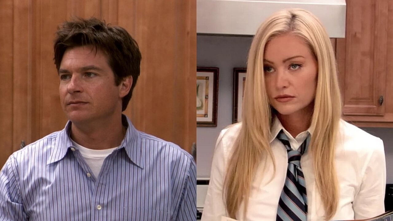 Jason Bateman and Portia de Rossi in Arrested Development (2003)