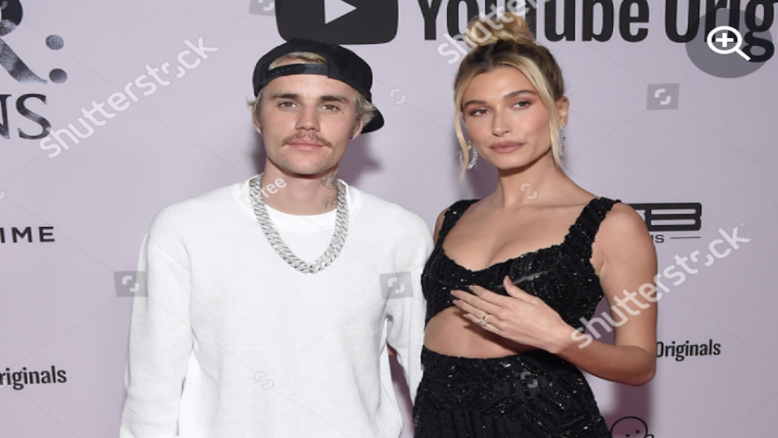 Hailey and Justin Bieber.