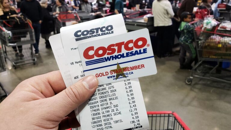 Costco receipt