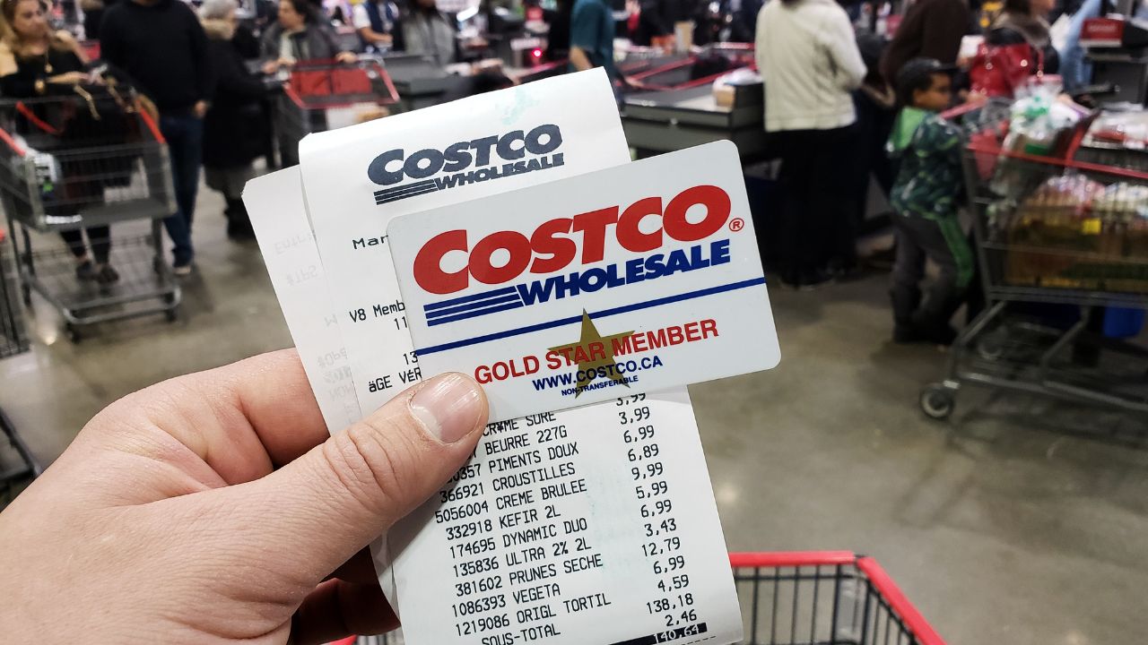 Costco receipt