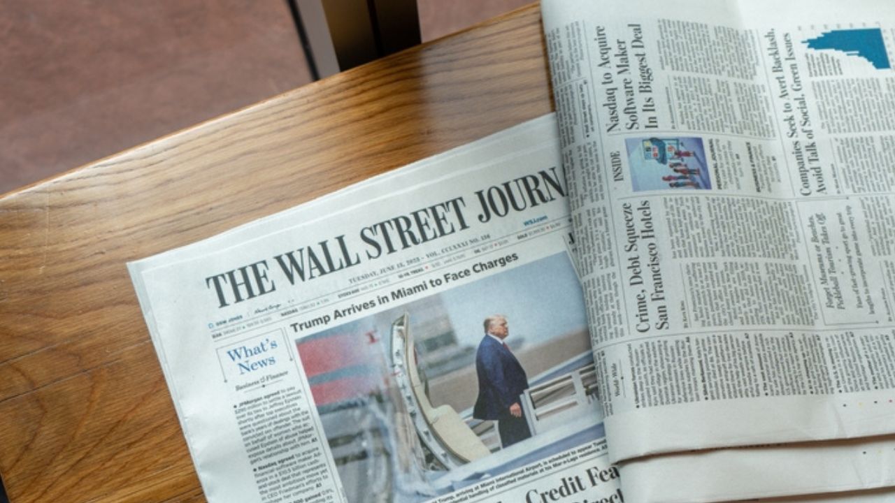 Denver, Colorado, United States - 6.13.2023: The Wall Street Journal newspaper