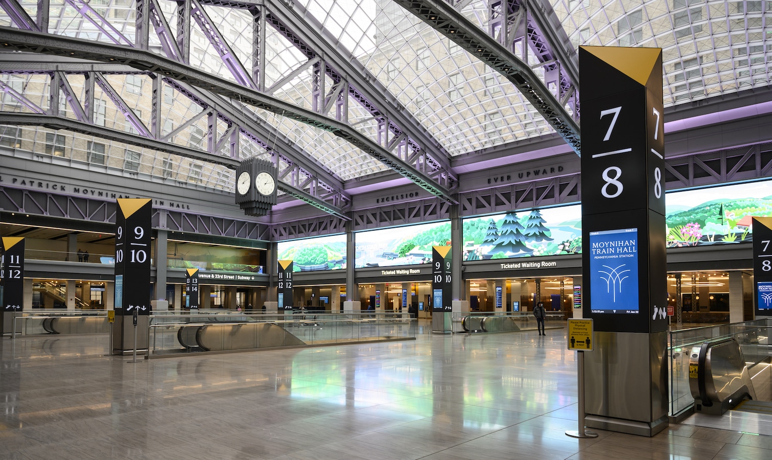 Train station.
