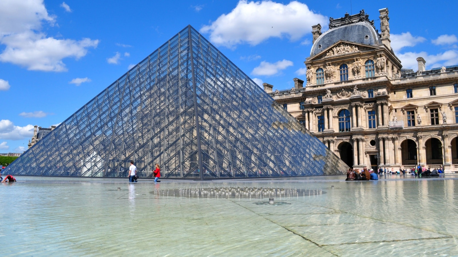 The Louvre Art Museum Paris, France.
