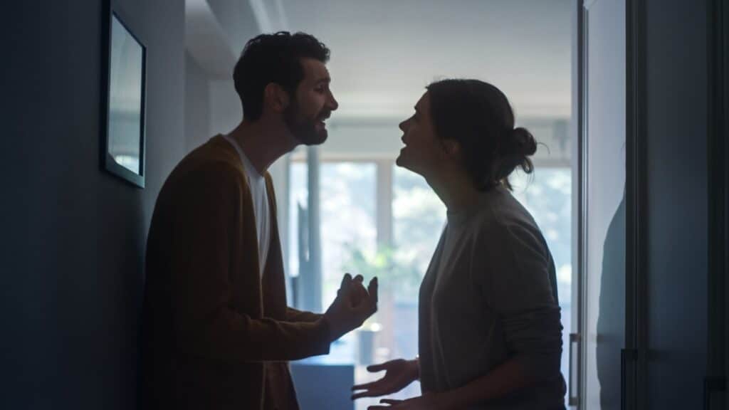 Young Couple Arguing and Fighting.
