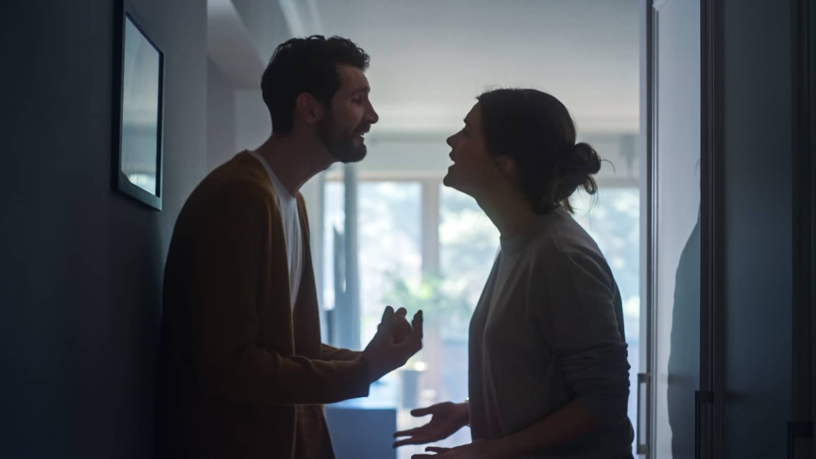 Young Couple Arguing and Fighting.