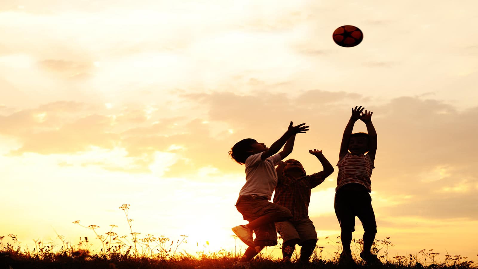 kids playing outside