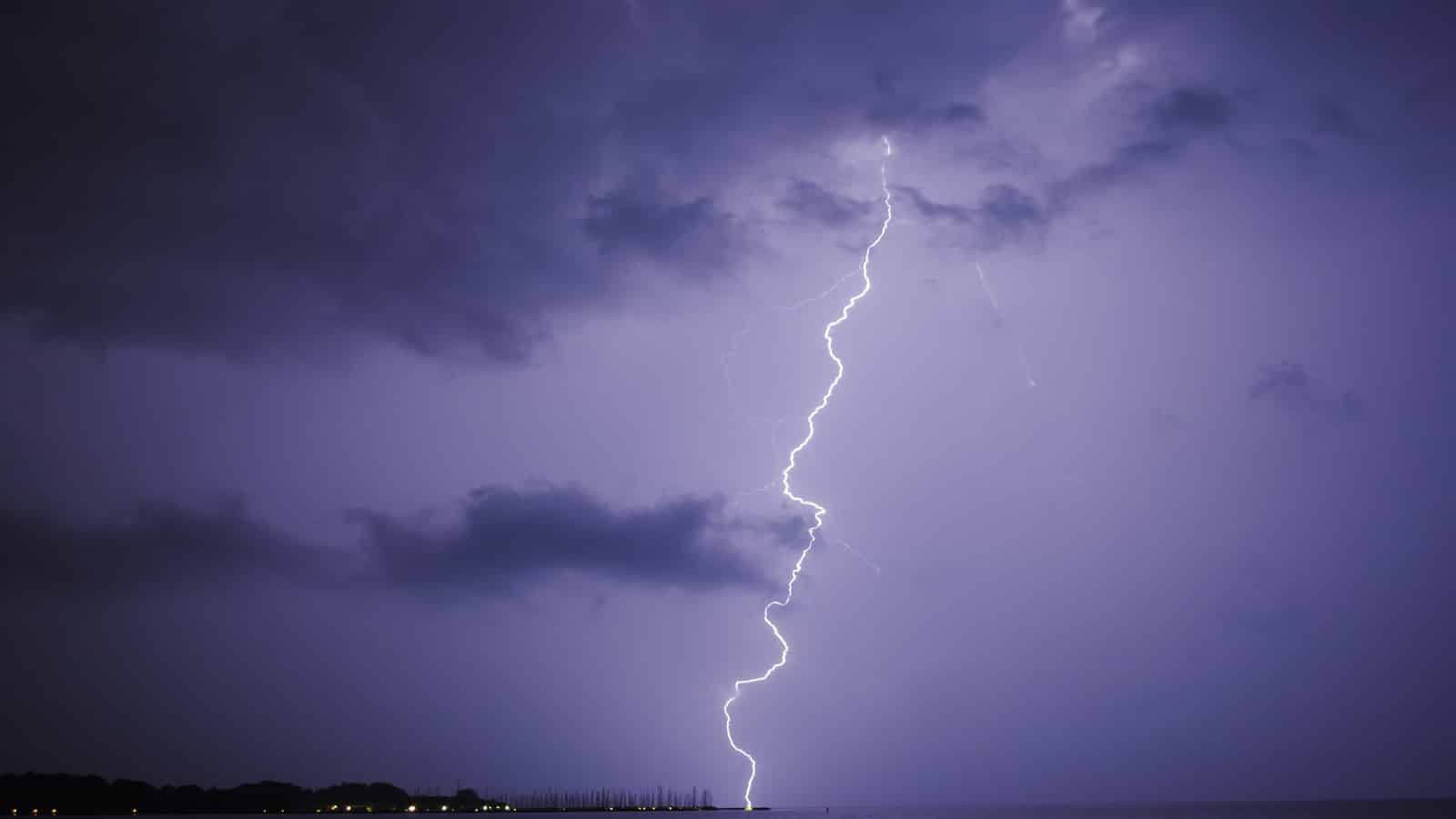 lightning storm