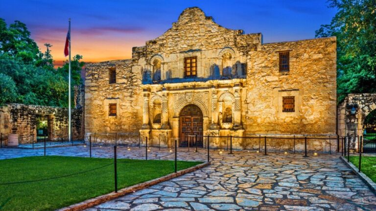 The Alamo in San Antonio, Texas, USA.