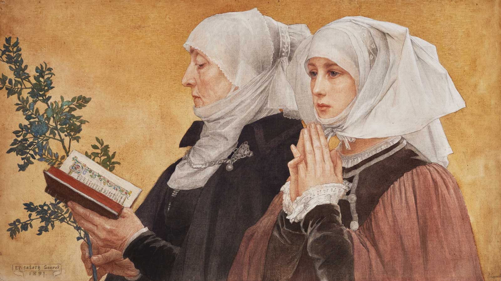 english ladies palm sunday