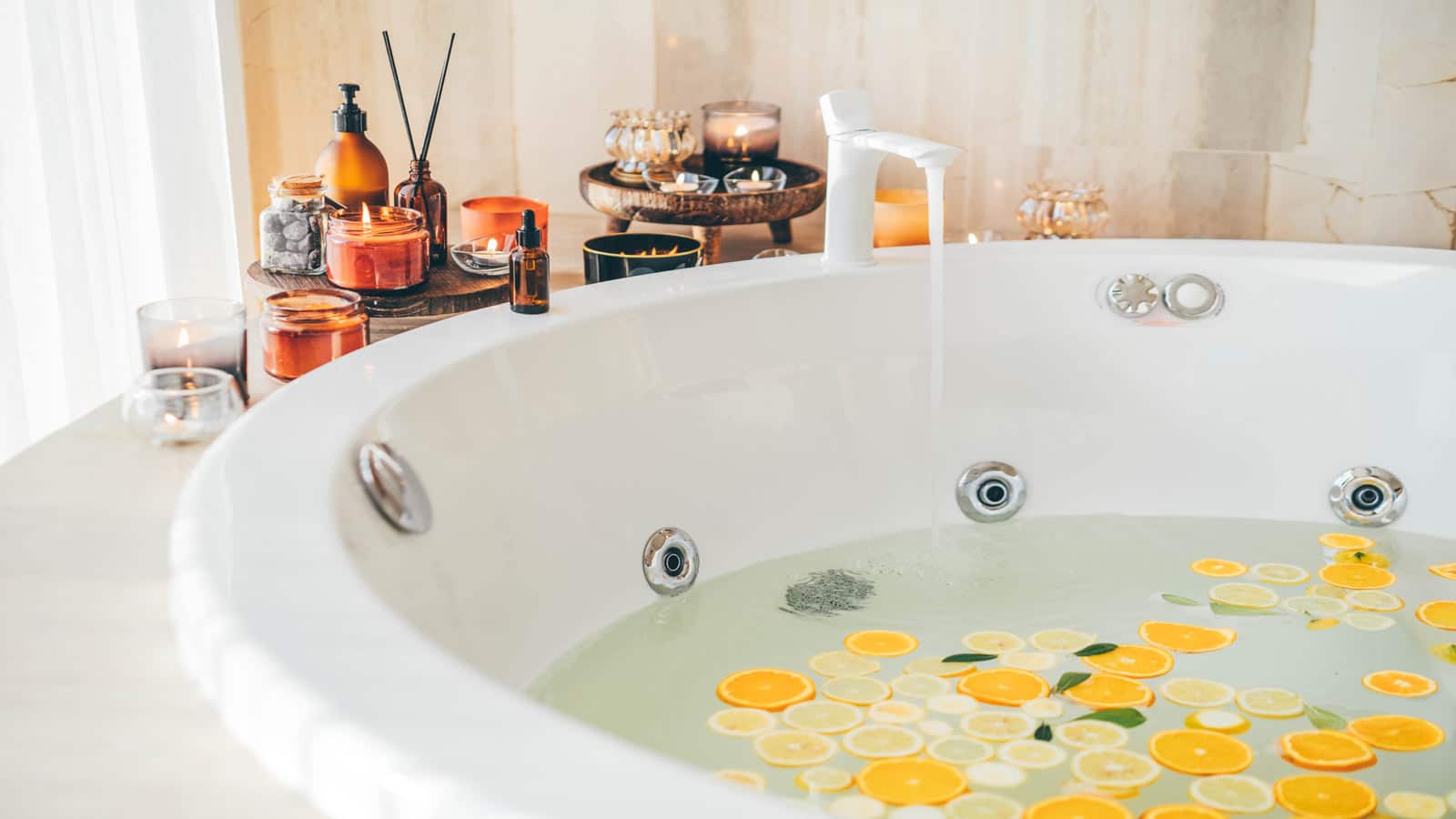 oranges lemons bathtub