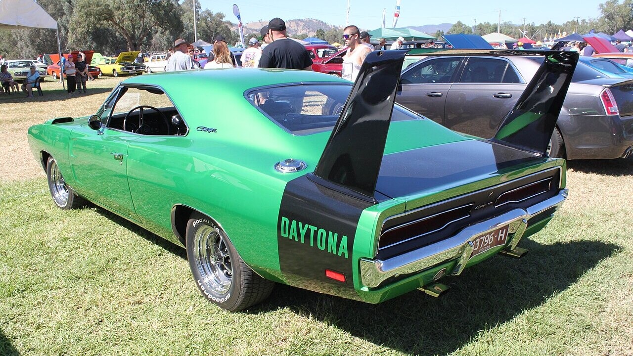 Green 1969 Dodge Charger Daytona