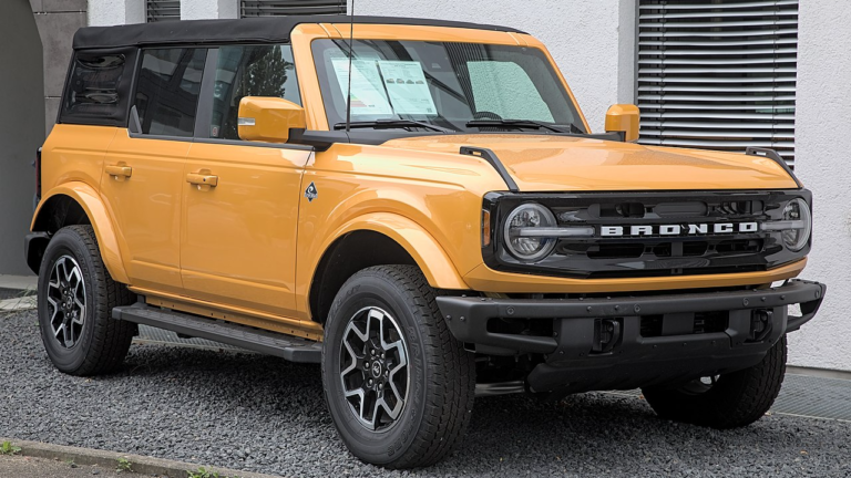 Yellow Ford Bronco Outer Banks