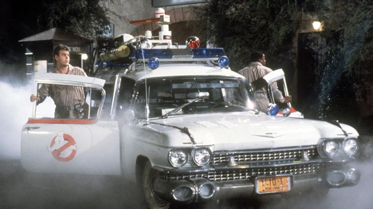 Ghostbusters and Ecto 1