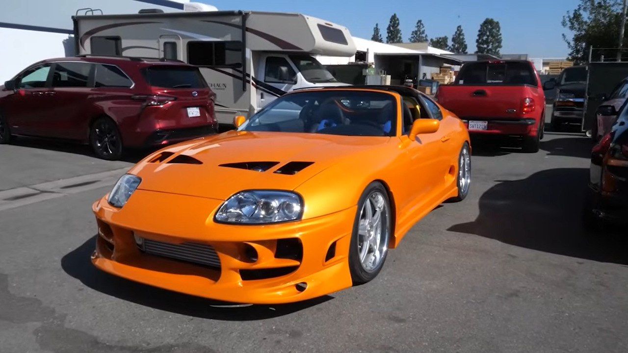Orange Mk4 Toyota Supra