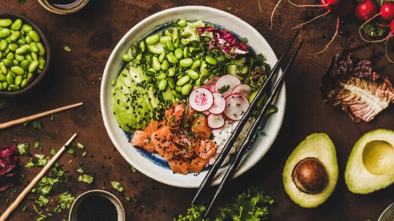 salmon poke bowl