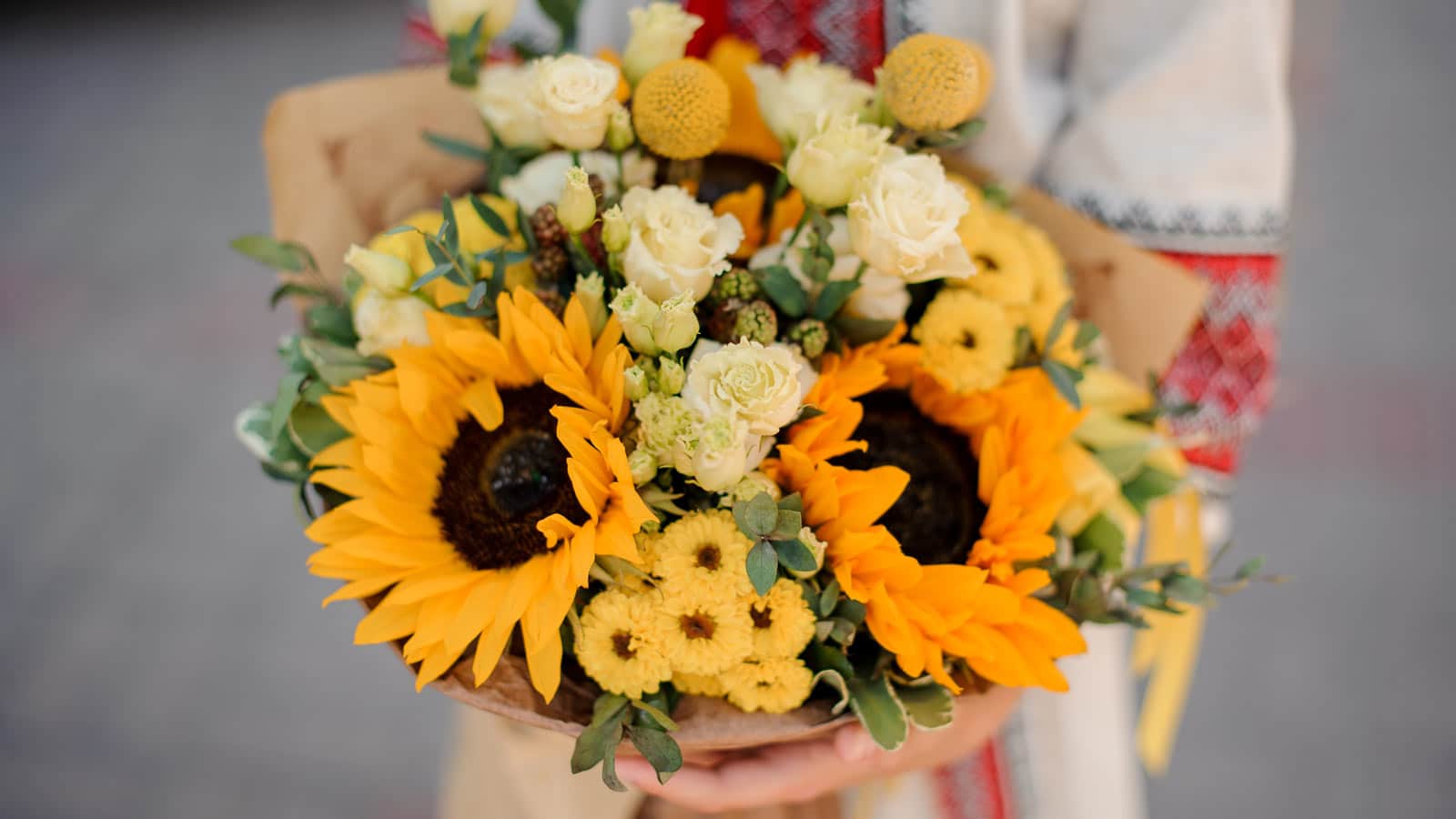 bouquet of yellow flowers