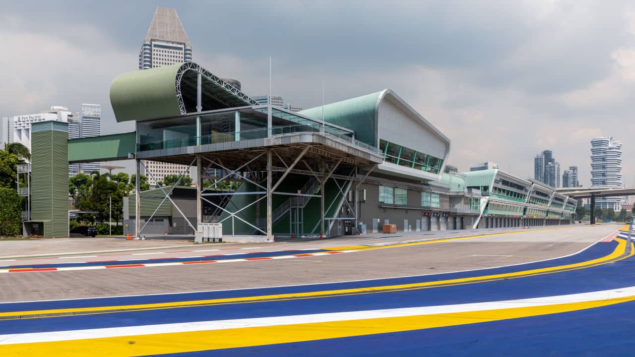 Singapore (SG), Marina Bay Street Circuit, F1 Pit Building