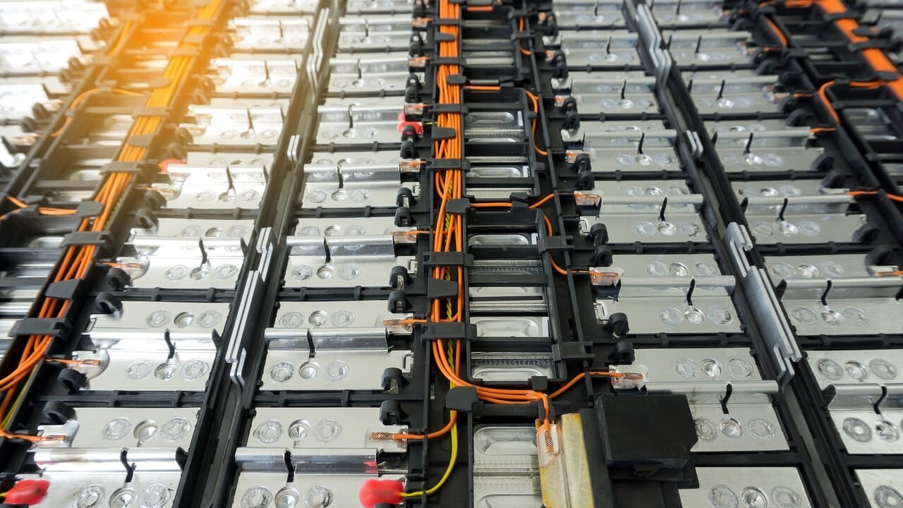 Lithium Ion batteries for EVs.