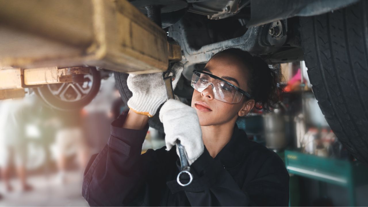 Female mechanic