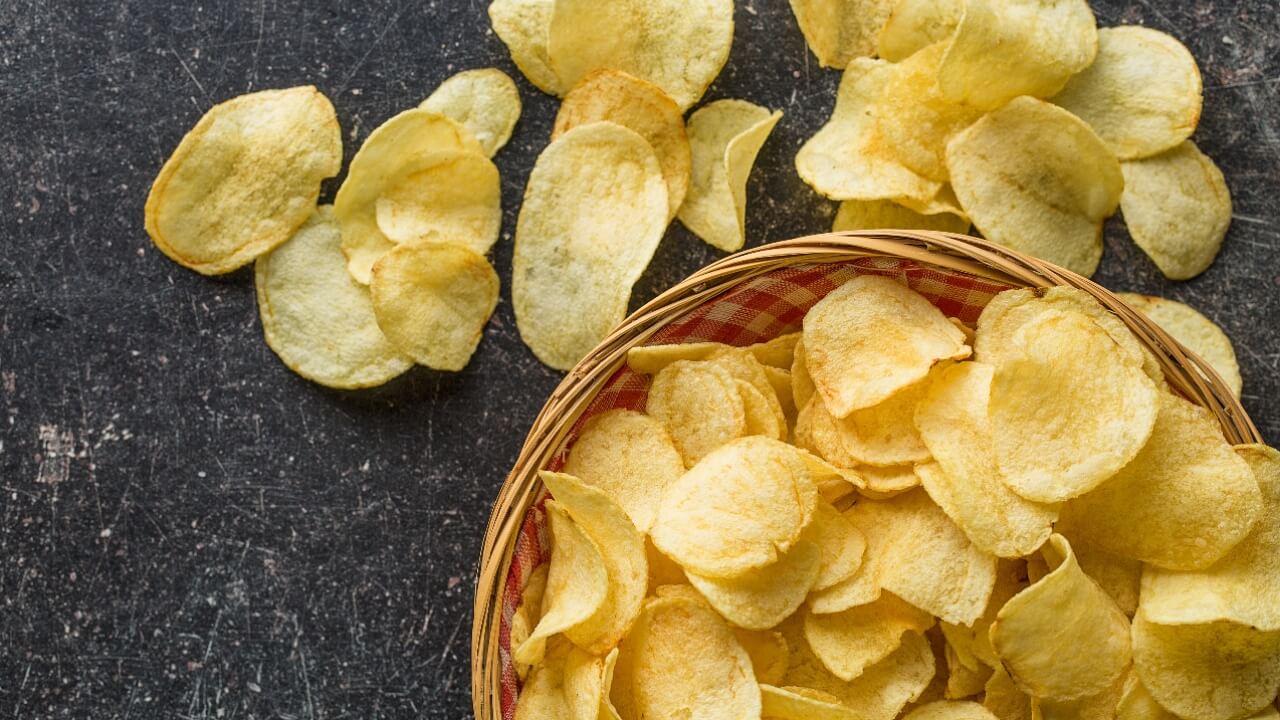 Basket of Potato Chips