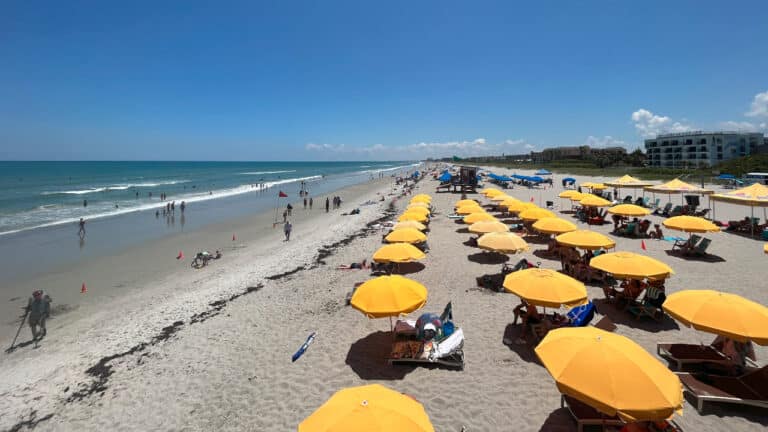 Beaches of Cocoa Beach in Brevard County, Florida