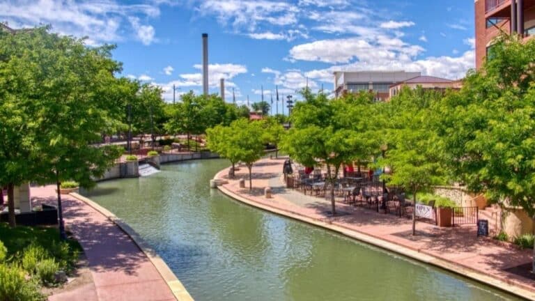 Downtown Pueblo, Colorado during Summer.