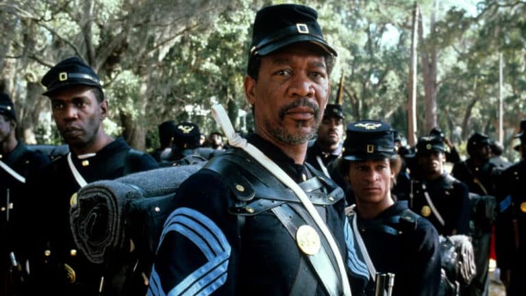 Morgan Freeman in Glory (1989)