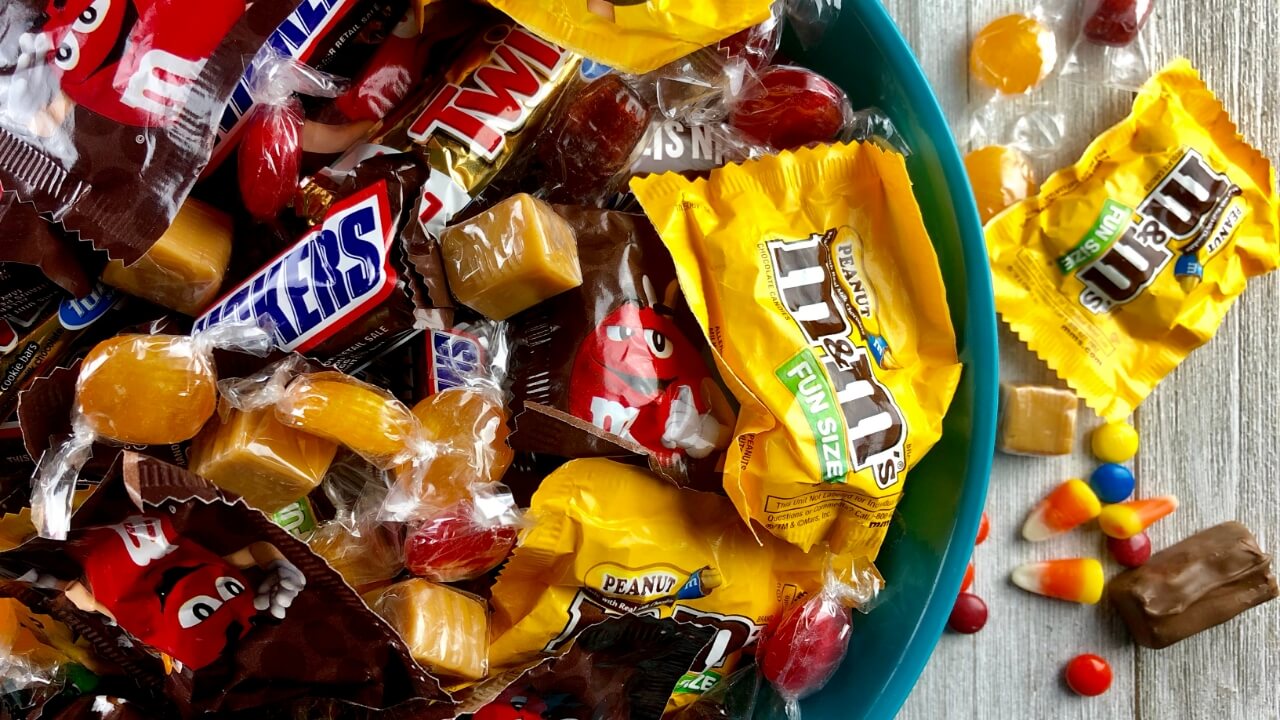 Halloween candy bowl