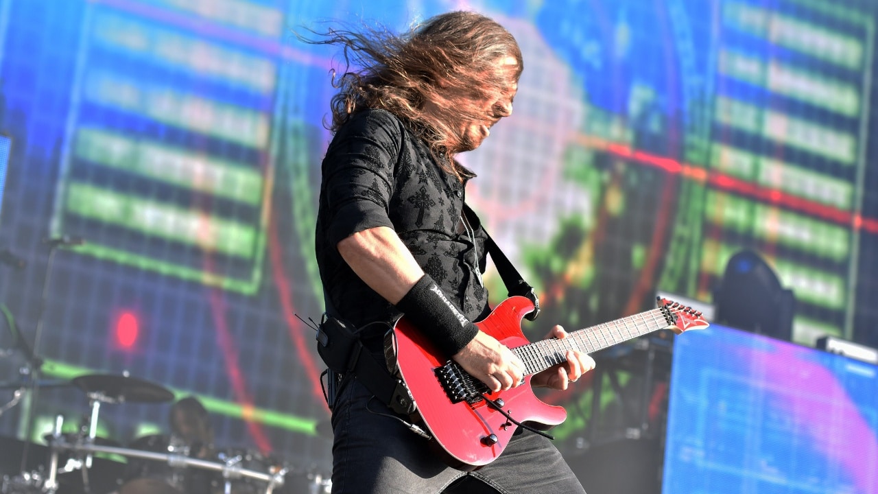 Megadeth playing at Wacken Open Air 2023.