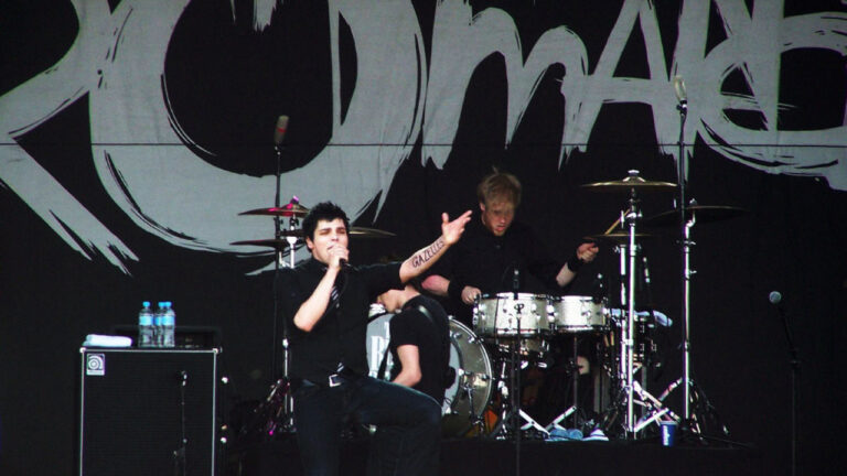 My Chemical Romance performing in Perth