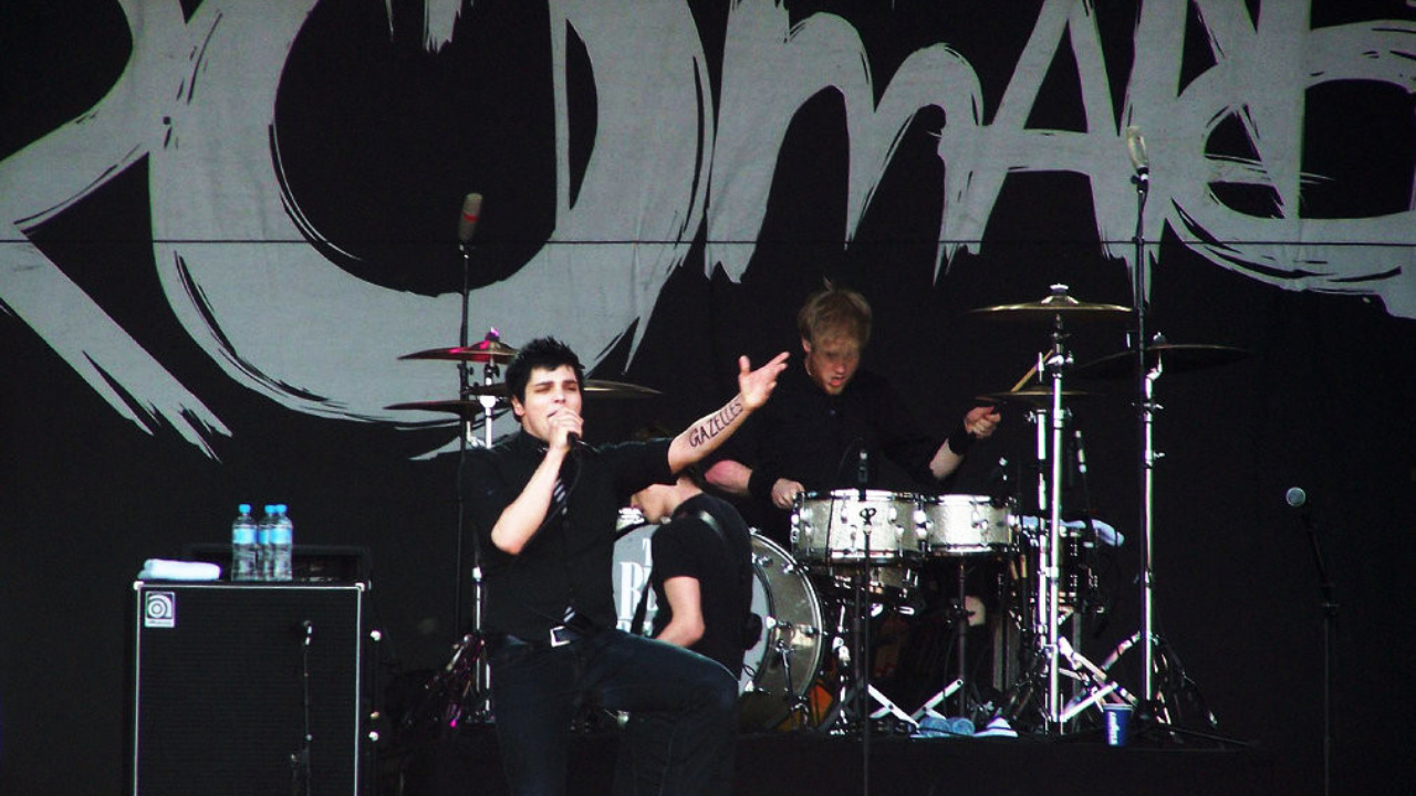 My Chemical Romance performing in Perth