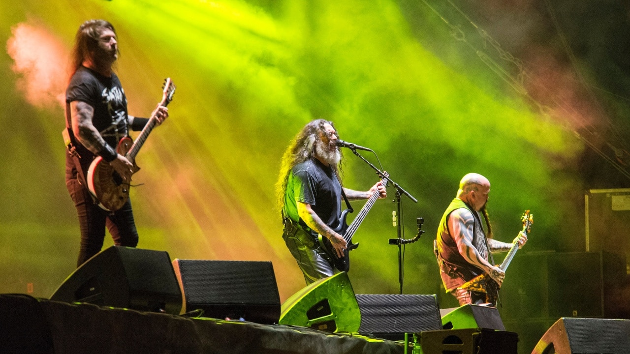 Slayer show, 2017 Hellfest, France.