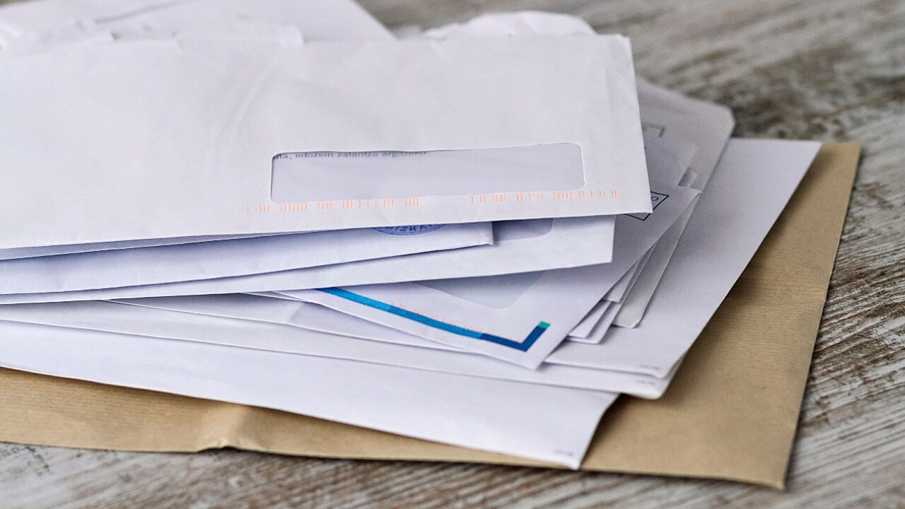 Stack of mail