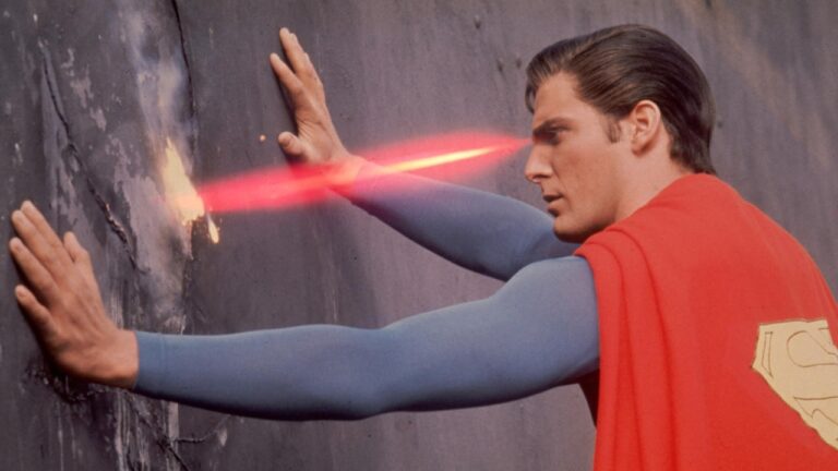 Christopher Reeve in Superman III (1983).