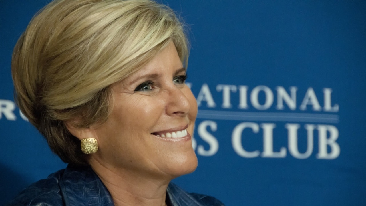 Financial adviser, author, and TV personality Suze Orman.