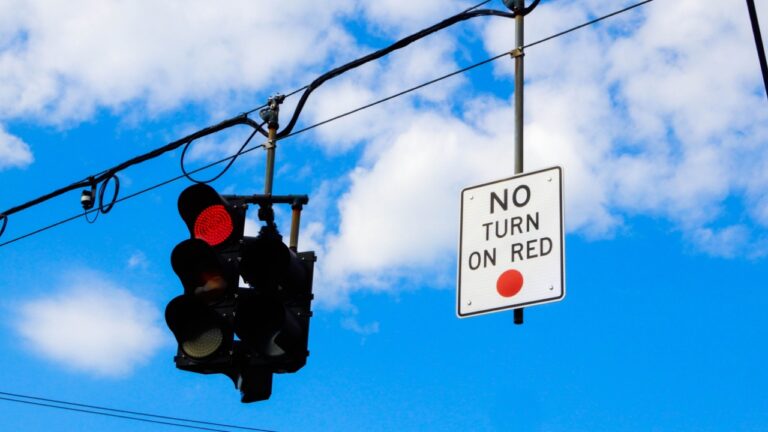 no turn on red