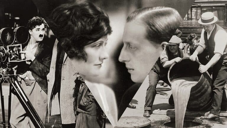 A collage of images from the 1920s
