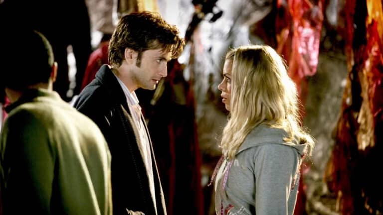 Billie Piper and David Tennant in Doctor Who (2005)